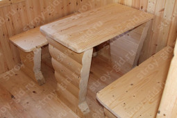 Индивидуальный стол в бане Добрянка